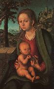 Lucas  Cranach The Madonna with the Bunch of Grapes china oil painting artist
